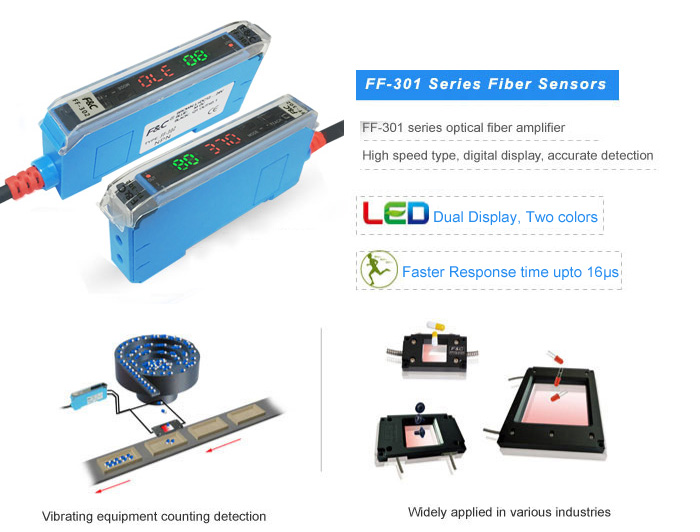 FF-301 series optical fiber sensors feature profile