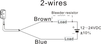 2-wires of PJ series infrared sensors