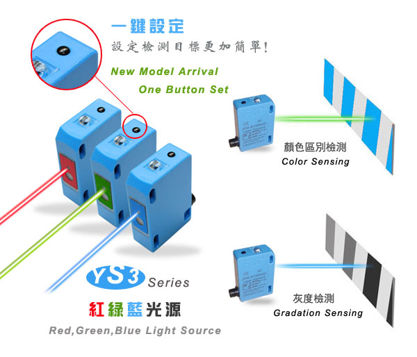 SY3G-18N/SY3B-18N色标传感器 颜色传感器